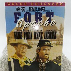 Fort Apache 1948 VHS John Wayne Henry Fonda Shirley Temple Colorized RKO 1992